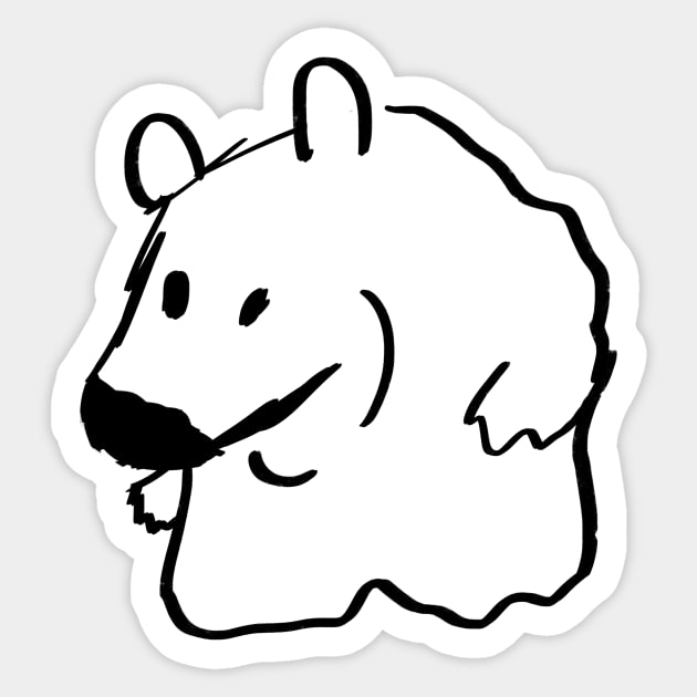 Little polar bear Sticker by Protect friends